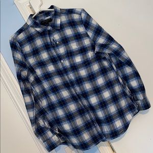 💥3/$25💥 Banana Republic plaid button-down